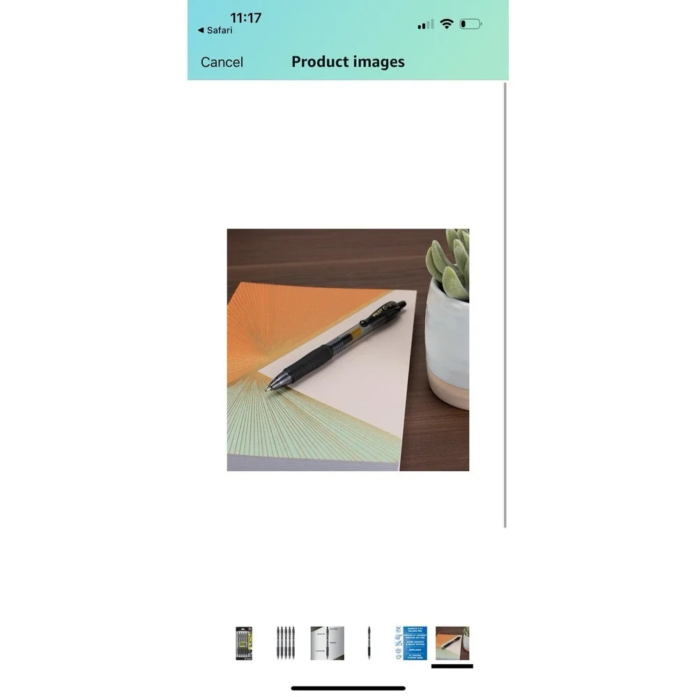 Pilot G2 Retractable‎ Gel Pen Bold Point Black Ink 5/Pack (31303) 755962